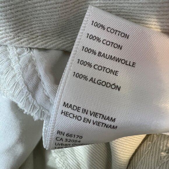 Urban Outfitters Standard Cloth Baggy Loose Cargo Jeans S Strappy Skater Utility - Picture 8 of 9